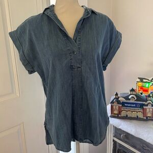 J.Crew Sleeveless Blue Top – Size 8